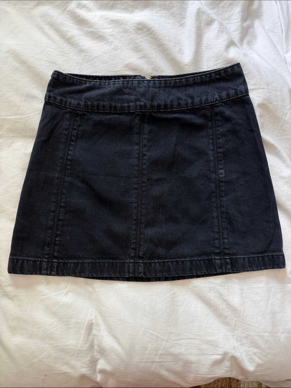Free People 100% Cotton Denim Skirt Size 4
